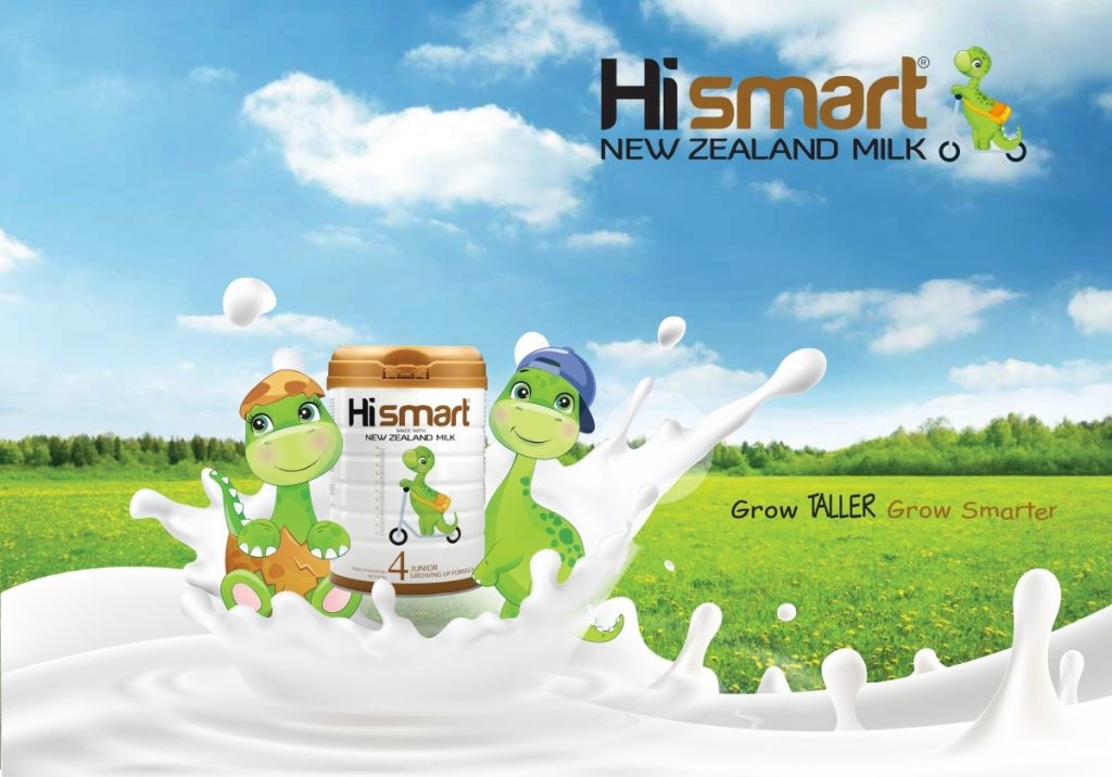 Smarter with Hismart milk from New Zealand